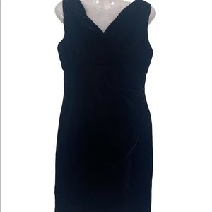 ✨Nicole Miller-Velvet little black dress ✨